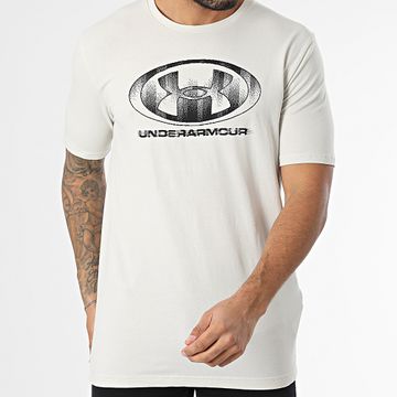 Under Armour - Camiseta Glitch Logo 1386810 Beige