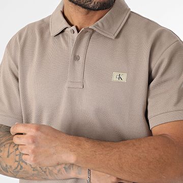 Calvin Klein - Polo de manga corta 7040 Taupe
