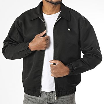 Ikao - Chaqueta negra con cremallera
