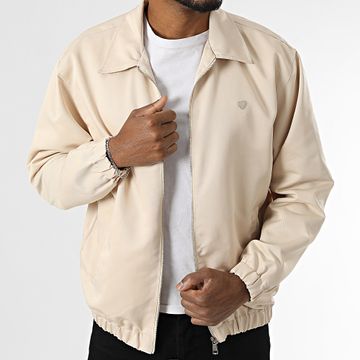 Ikao - Chaqueta beige con cremallera