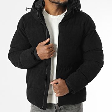 KZR - Chaqueta negra con capucha