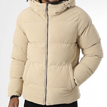 KZR - Chaqueta beige con capucha
