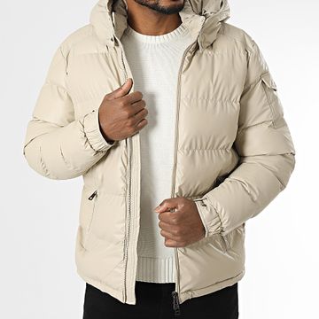 KZR - Abrigo con capucha beige