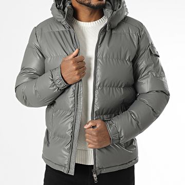 KZR - Chaqueta gris con capucha
