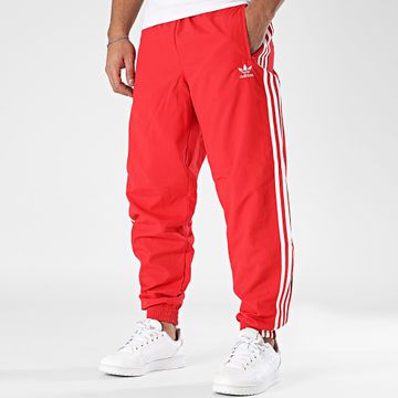 Adidas Originals - Pantalones de chándal con banda IT2498 Rojo