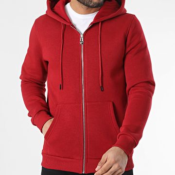Armita - Sudadera con capucha y cremallera Burdeos