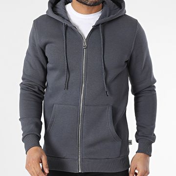 Armita - Sudadera con capucha y cremallera gris marengo