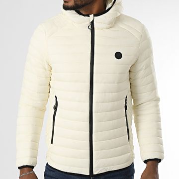 Kymaxx - Chaqueta blanca con capucha