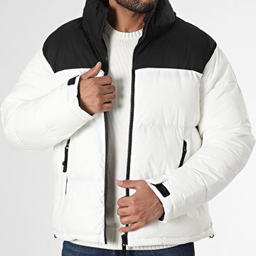 Kymaxx - Doudoune Blanche Noire