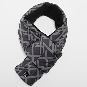 Kymaxx - Bufanda Térmica Gris Carbón Negro