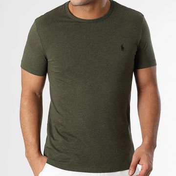 Polo Ralph Lauren - Camiseta Original Player Custom Slim Fit Caqui Verde