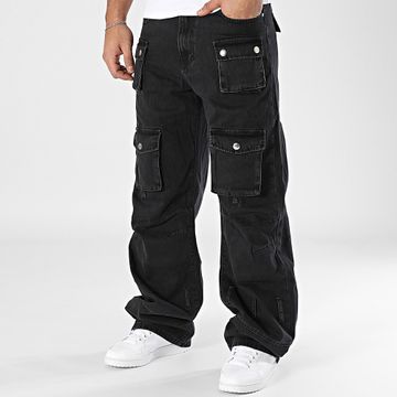2Y Premium - Cargo Pants Baggy Fit Jeans Negro