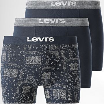 Levi's - Lote de 3 Boxers 701229550 Bandana Azul Marino