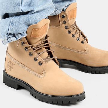 Timberland - Botas Premium 6 En Encaje Impermeable Medio A2P6W Beige Nubuck