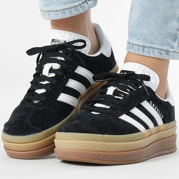 Adidas Originals - Gazelle Bold W Mujer Zapatillas IE0876 Core Negro Calzado Blanco