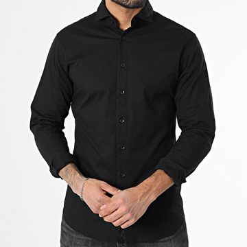 Jack And Jones - Jaxon Camisa Manga Larga Negro