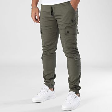 Project X Paris - T19939 Pantalones Cargo Verde Caqui Oscuro