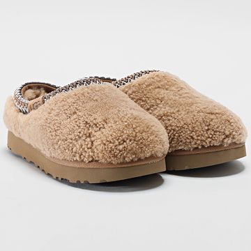 UGG - Tasman Maxi Mules Rizados Mujer 1158356 Castaño