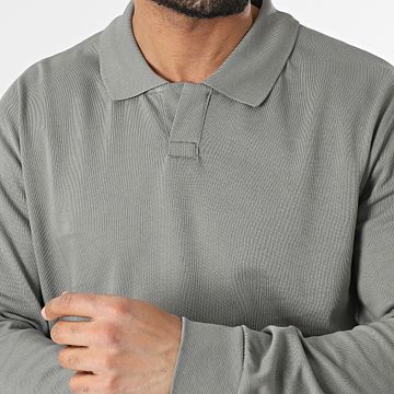 Classic Series - Polo de manga larga Gris