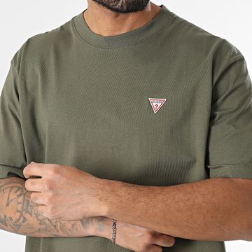 Guess - Camiseta Oversize Grande M4YI46-K8FQ4 Caqui Verde