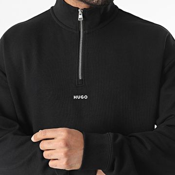 HUGO - Durty 244 Sweat Top Cuello con cremallera 50525881 Negro