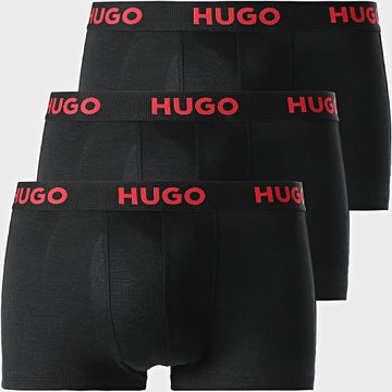HUGO - Lote de 3 calzoncillos bóxer 50496723 Negro