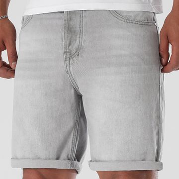 LBO - Pantalón corto vaquero relax 0350 Gris