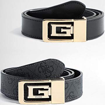 Guess - Cinturón reversible para mujer BW9207-P5130 Gris antracita Negro