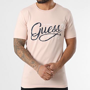Guess - Camiseta M5RI17-J1314 Rosa