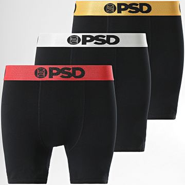 PSD - Juego de 3 calzoncillos bóxer 424180186 Negro