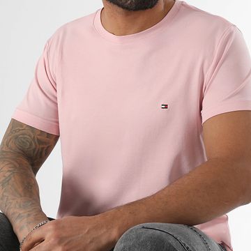 Tommy Hilfiger - Slim Stretch Tee Shirt 0800 Rosa
