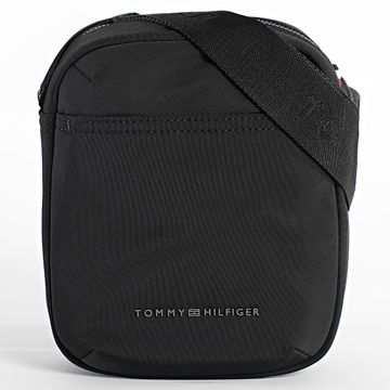 Tommy Hilfiger - Minibolso de nailon Reporter 3111 Negro