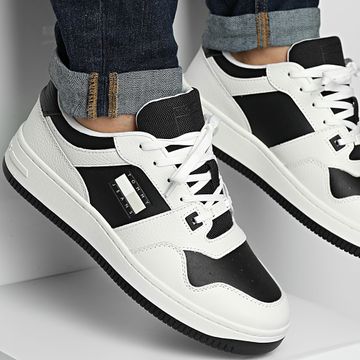 Tommy Jeans - Retro Sneakers Basket Cupsole Tumble 1513 Ecru