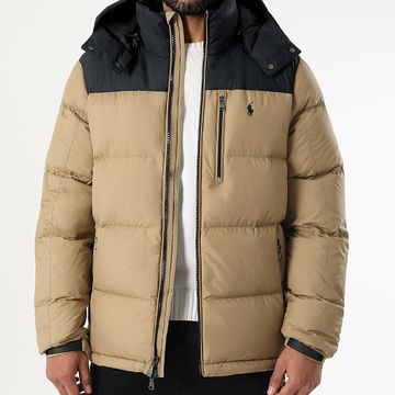 Polo Ralph Lauren - Abrigo con capucha Original Player Beige Negro