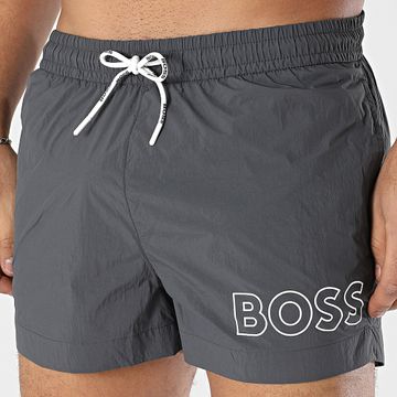 BOSS - Pantalones cortos de baño Mooneye 50469280 Gris antracita