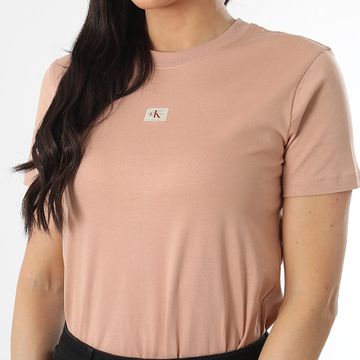 Calvin Klein - Camiseta de mujer 5084 Salmón