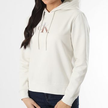 Calvin Klein - Sudadera con capucha para mujer 4721 Beige