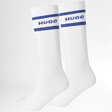 Hugo Azul - Lote de 2 pares de calcetines 50523006 Blanco