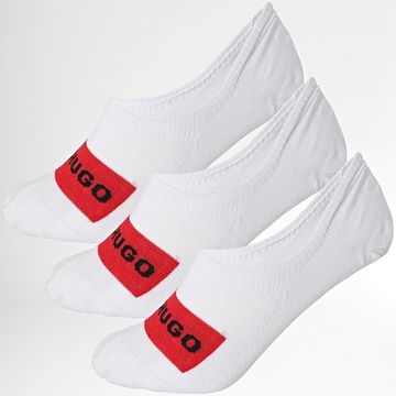 HUGO - Lote de 3 pares de calcetines 50496082 Blanco