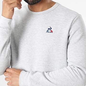 Le Coq Sportif - Essential N2 Sudadera con cuello redondo 2510022 Gris jaspeado
