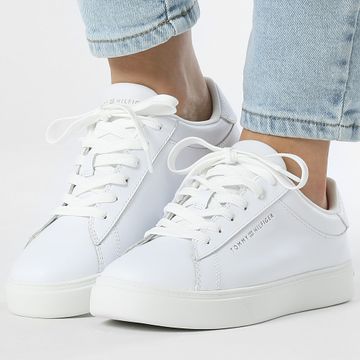 Tommy Hilfiger - Zapatillas Essential Court Mujer 8320 Blanco