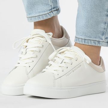 Tommy Hilfiger - Zapatillas Essential Court 8320 Sugarcane para mujer