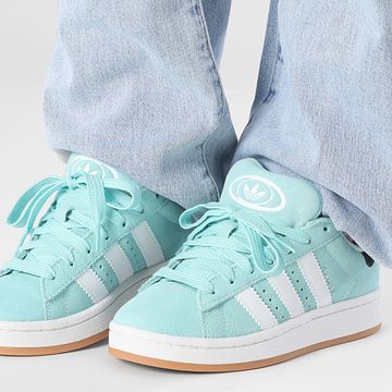 Adidas Originals - Campus 00s Mujer Zapatillas JI0285 Semi Flash Aqua Calzado Blanco Gum2
