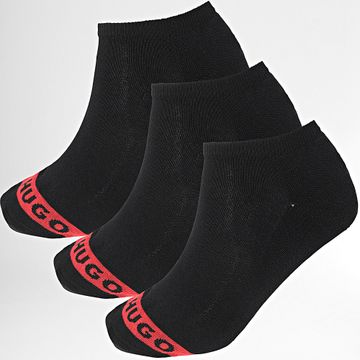 HUGO - Lote de 3 pares de calcetines 50514916 Negro