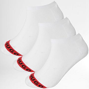 HUGO - Lote de 3 pares de calcetines 50514916 Blanco