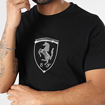 Puma - Camiseta Ferrari Race Tonal Escudo Grande 630189 Negro