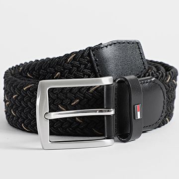 Tommy Hilfiger - Cinturón elástico Denton 3013 Negro