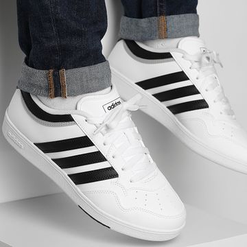 Adidas Performance - Zapatillas Hoops 4.0 JQ9985 Calzado Core Negro Gris Dos
