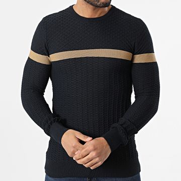 Classic Series - Suéter Camel Azul Marino