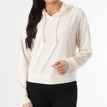 Guess - Sudadera con capucha para mujer V5RQ21-KCLG2 Beige Oro